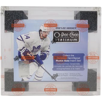 2021/22 Upper Deck O-Pee-Chee Platinum Hockey Hobby Box (Case Fresh)