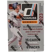 2023 Panini Donruss Baseball 6-Pack Blaster 20-Box Case