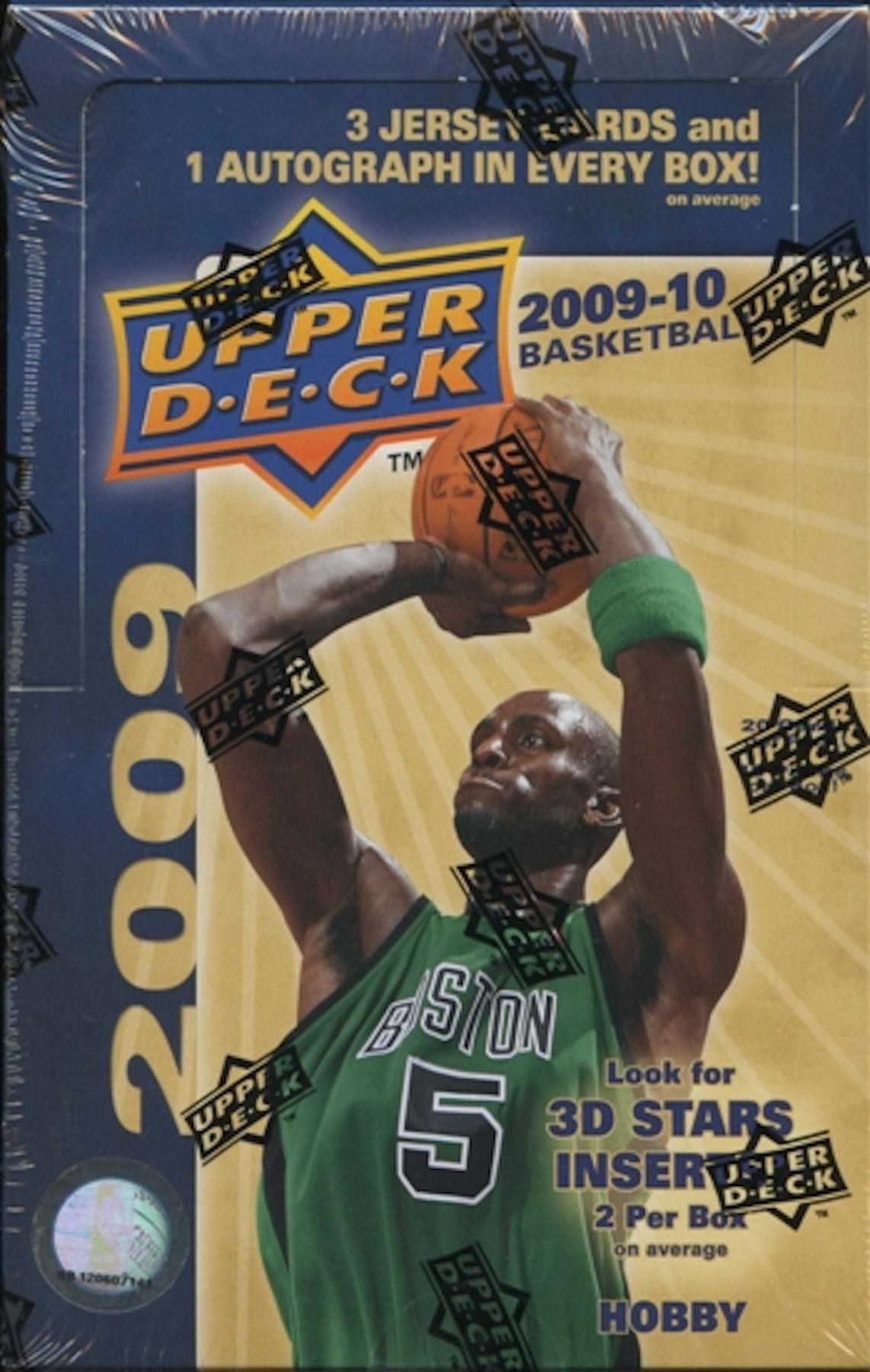 2009 10 Upper Deck Basketball Hobby Box Da Card World