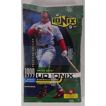 1999 Upper Deck Ionix Baseball Hobby Box (Damaged) (Reed Buy)