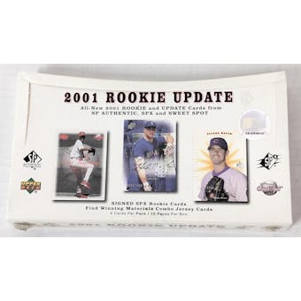 2001 Upper Deck Rookie Update Baseball Hobby Box (Reed Buy)