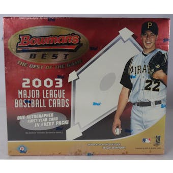 2003 Bowman's Best Baseball Hobby Box (Reed Buy)