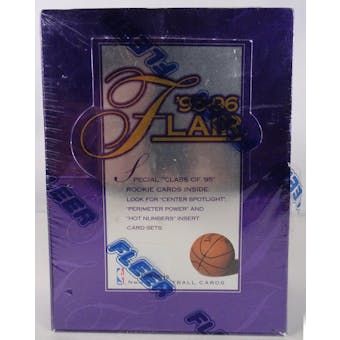 1995/96 Flair Series 1 Basketball Hobby Box (Reed Buy)