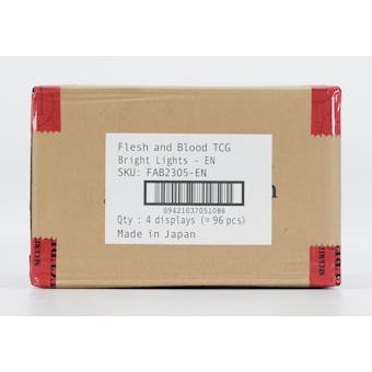 Flesh and Blood TCG: Bright Lights Booster 4-Box Case