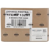 2022 Panini Encased Football Hobby 8-Box Case (Factory Fresh)