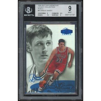 1998/99 Flair Showcase Legacy Collection Row 3 #69 Brent Barry #/99 BGS 9 *1767 (Reed Buy)