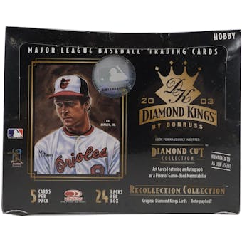 2003 Donruss Diamond Kings Baseball Hobby Box