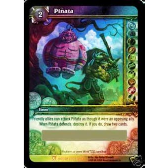 WoW Fields of Honor Single Pinata Unscratched Loot Card