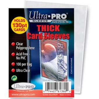 Ultra Pro Extra Thick Card Sleeves ( 100 count pack )
