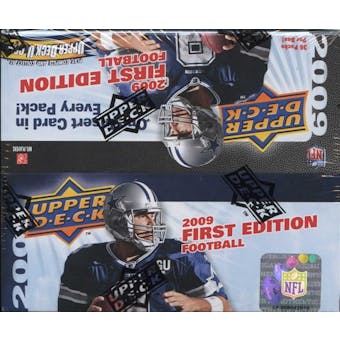 2009 Upper Deck First Edition Football 36-Pack Box