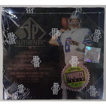 1997 Upper Deck SP Authentic Football Hobby Box (Damaged) (Reed Buy)