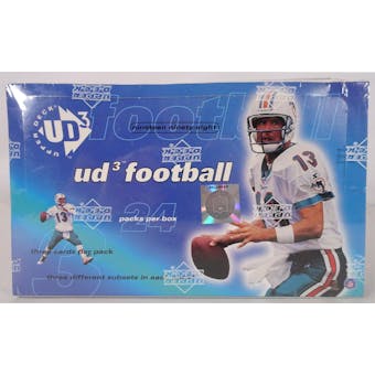 1998 Upper Deck UD3 Football Hobby Box (Reed Buy)