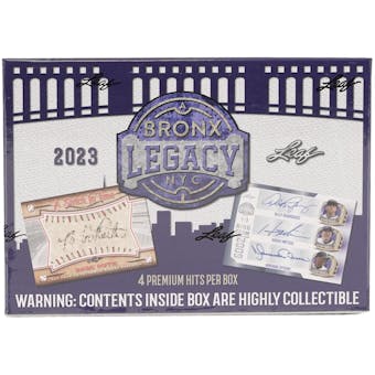 2023 Leaf A Bronx Legacy Baseball Hobby Box