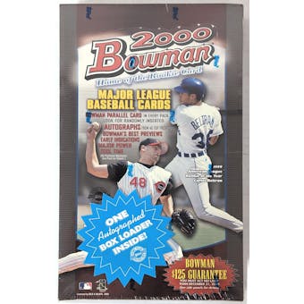 2000 Bowman Baseball Jumbo Box (Reed Buy)