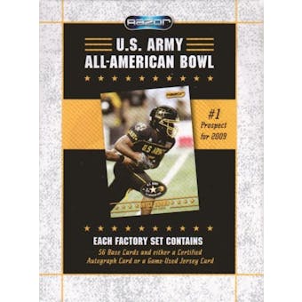 2009 Razor U.S. Army All-American Bowl Football Hobby Set