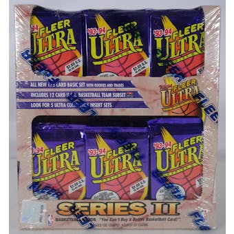 1993/94 Fleer Ultra Series 2 Basketball Jumbo Box (Reed Buy)