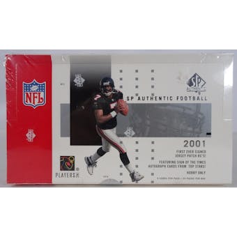 2001 SP Authentic Football Hobby Box (Reed Buy)