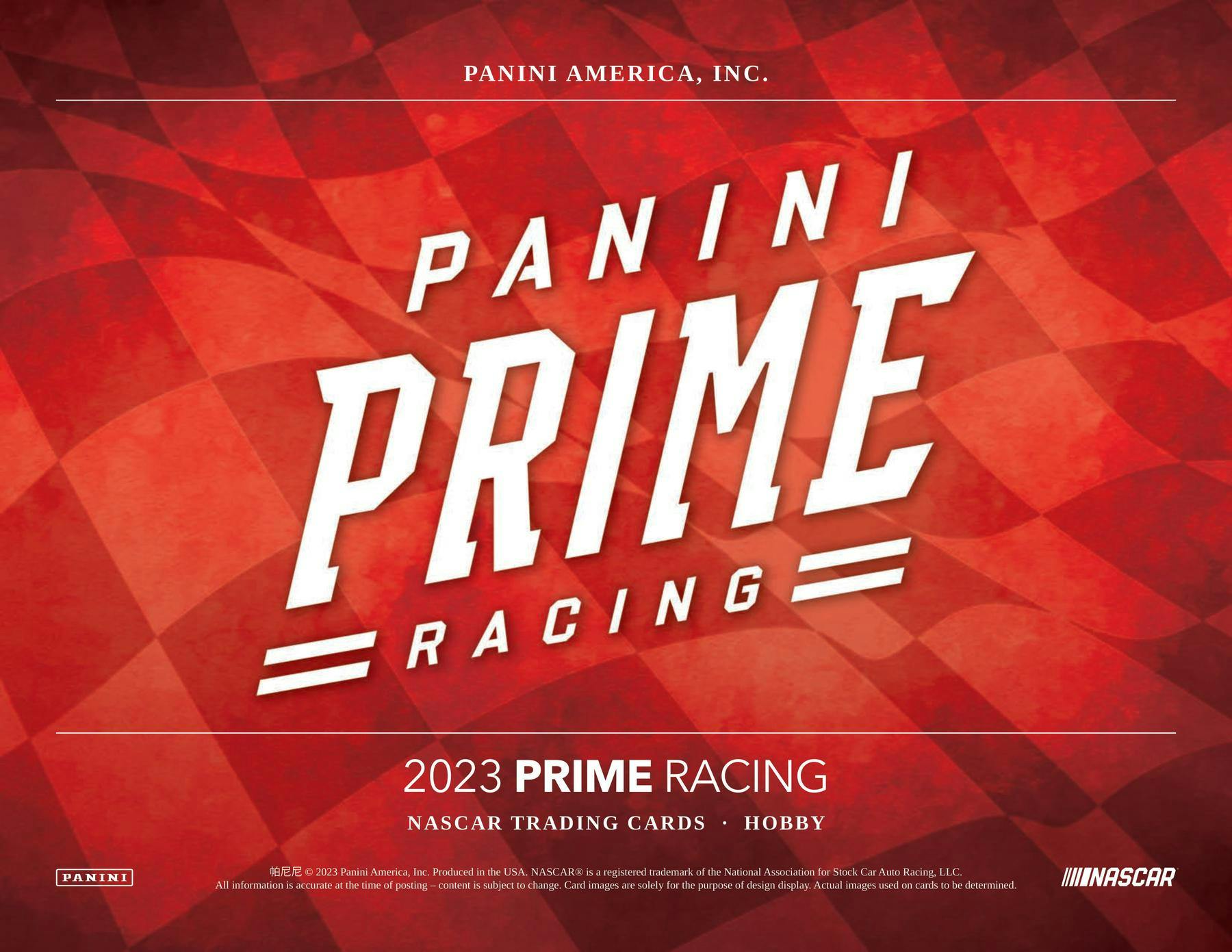 2023 Panini Prime Racing Hobby Box | DA Card World