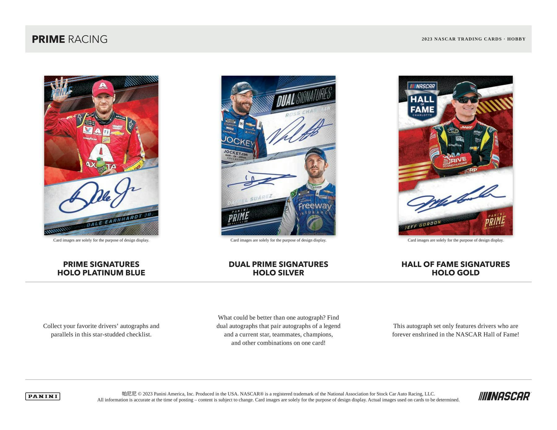 2023 Panini Prime Racing Hobby Box | DA Card World
