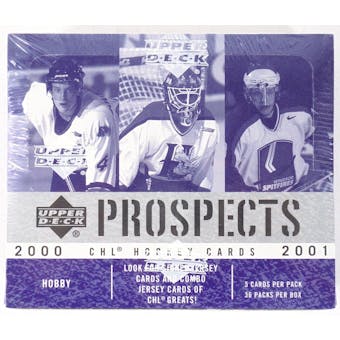 2000/01 Upper Deck CHL Prospects Hockey Hobby Box (Reed Buy)