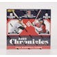 2023 Panini Chronicles Baseball Hobby 16-Box Case