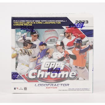 2023 Topps Chrome Logofractor Baseball Box