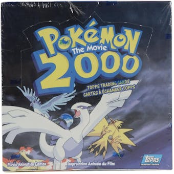 Pokemon The Movie 2000 Trading Card Box (2000 Topps Canadian Distribution)