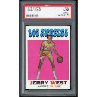 1971/72 Topps #50 Jerry West PSA 9OC *8170 (Reed Buy)