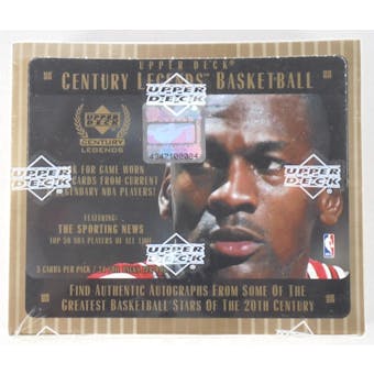 1998/99 Upper Deck Century Legends Basketball Hobby Box (Reed Buy)