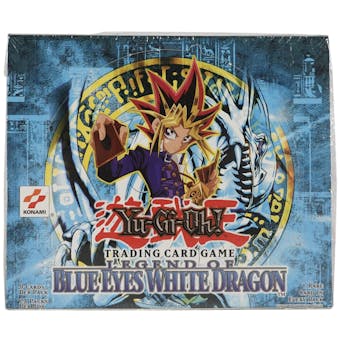 Yu-Gi-Oh Legend of Blue Eyes White Dragon Unlimited 24-Pack Booster Box LOB BEWD EX-MT *740