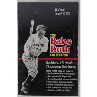 1992 Conlon Collection Babe Ruth Baseball Hobby Box (Reed Buy)