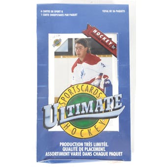 1991/92 Ultimate French Hockey Hobby Box (Reed Buy)