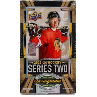 2023/24 Upper Deck Series 2 Hockey Hobby 12-Box Case - 32 Spot Random Team Break #5