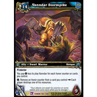 WoW Fields of Honor Single Vanndar Stormpike