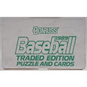 1989 Donruss Traded Baseball Factory Set Box (15 sets) (Reed Buy)