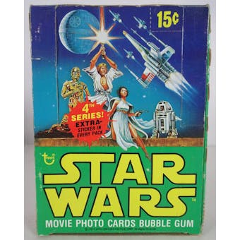 1977 Topps Star Wars 4th Series Display Box (NM) (Reed Buy)