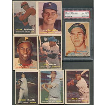 1957 Topps Baseball Complete Set (EX-MT)