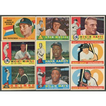 1960 Topps Baseball Partial Set (NM)