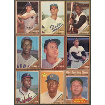 1962 Topps Baseball Complete Set (EX-MT)