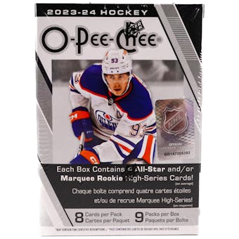 2023/24 Upper Deck O-Pee-Chee Hockey 9-Pack Blaster Box