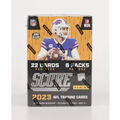 2023 Panini Score Football Blaster Hobby Box (Pink Parallels!)