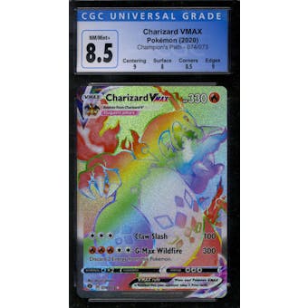 Pokemon Champion's Path Charizard VMAX 74/73 CGC 8.5