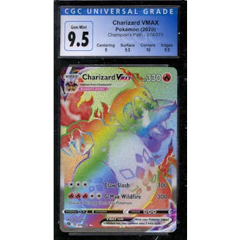 Pokemon Champion's Path Charizard VMAX 74/73 CGC 9.5 GEM MINT