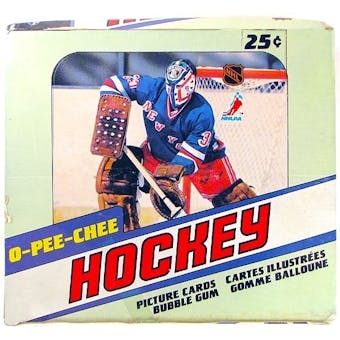 1981/82 O-Pee-Chee Hockey Wax Box