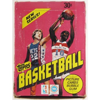 1981/82 Topps Basketball Wax Box