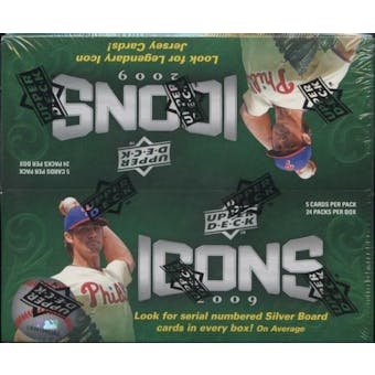 2009 Upper Deck Icons Baseball 24-Pack Box