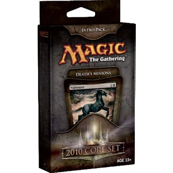Magic the Gathering 2010 Core Set Intro Pack Death's Minions