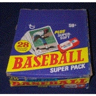 1981 Topps Baseball Super Cello Box (BBCE)