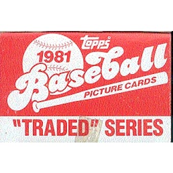 1981 Topps Traded & Rookies Baseball Factory Set