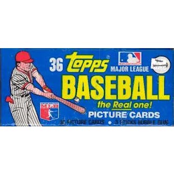 1981 Topps Baseball Grocery Cello Rack Pack